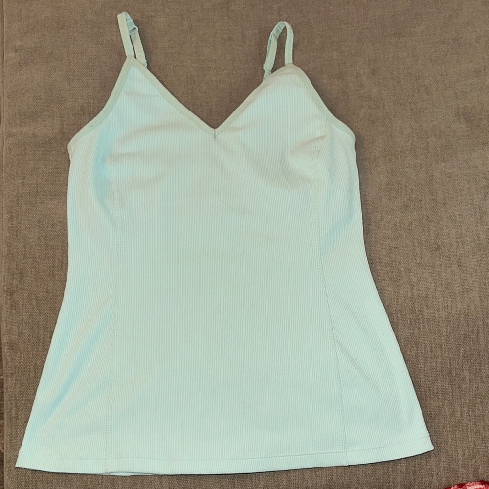 Women's Mint Ribbed Cami Top